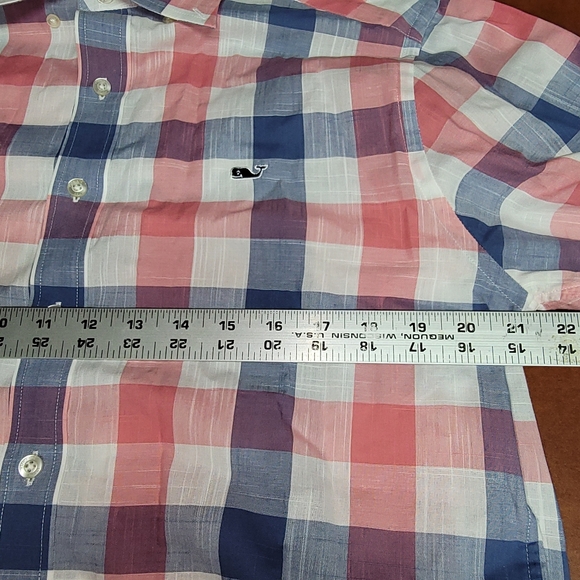#322 Vinyard Vines men's button-up shirt size M - Picture 4 of 6
